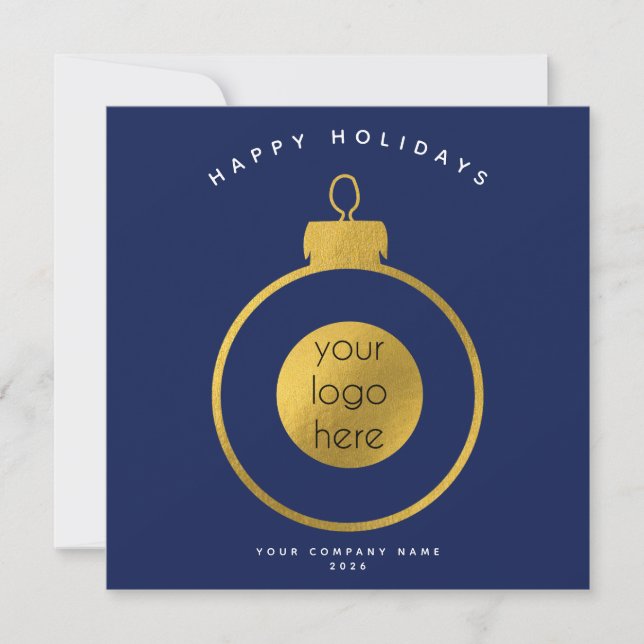 2026 Calendar Corporate Business Logo Christmas (Front)