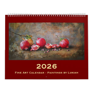 2026 Calendar Design – Lukian Art Painting