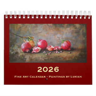 2026 Calendar Design – Lukian Art Painting