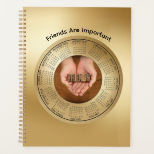2026 Calendar Friends Are Important Planner
