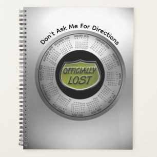 2026 Calendar Funny Officially Lost Planner