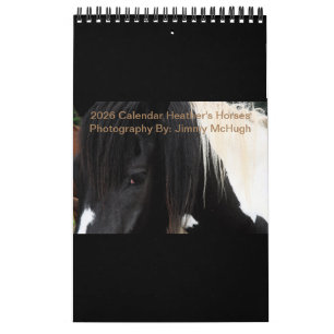 2026 Calendar Heathers Horses 