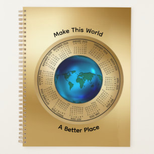 2026 Calendar Make the World a Better Place Planner