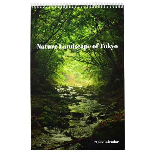 2026 Calendar , Nature landscape of Tokyo (Cover)
