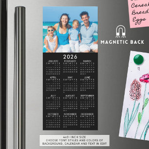 2026 Calendar Photo Custom Magnetic