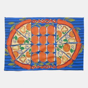 2026 Calendar - Pizza Calendar Tea Towel