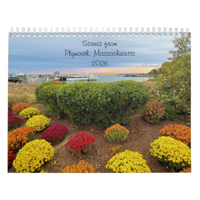 2026 Calendar - Plymouth, Massachusetts  (Cover)