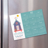 2026 Calendar Real Estate Agent Beach House Magnet