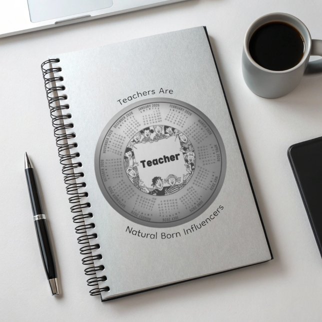 2026 Calendar Teachers Are Natural Born Influencer Planner (Creator Uploaded)