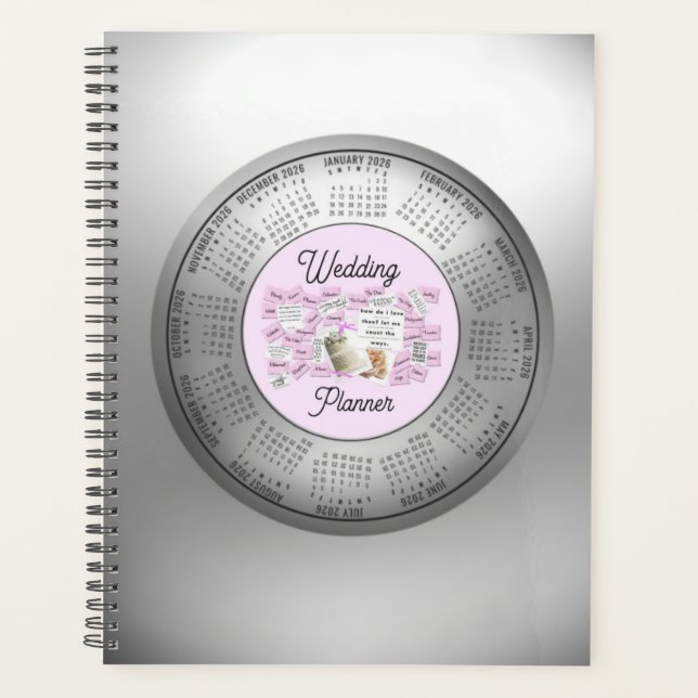 2026 Calendar Wedding Planner Appointment Book (Front)