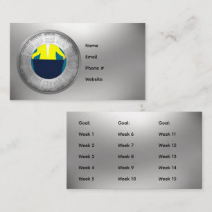 2026 Calendar Weight Loss Business Card