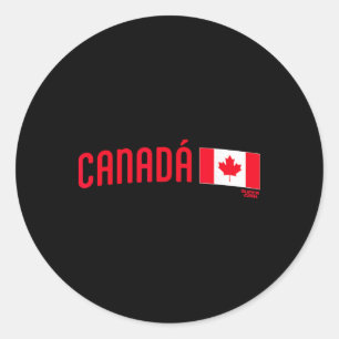 2026 Canada Soccer Fan World Cup _1 Classic Round Sticker