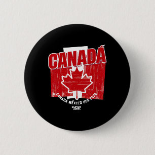2026 Canada Soccer Fan World Cup 6 Cm Round Badge