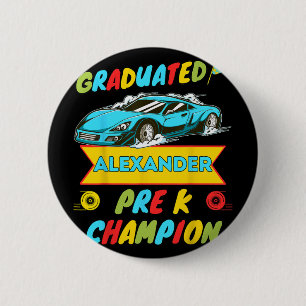 2026 Car Alexander Personalised Last Day Of Pre K  6 Cm Round Badge