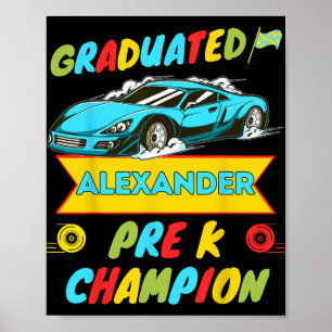 2026 Car Alexander Personalised Last Day Of Pre K Poster