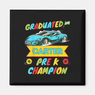 2026 Car Carter Personalised Last Day Of Pre K Gra Magnet