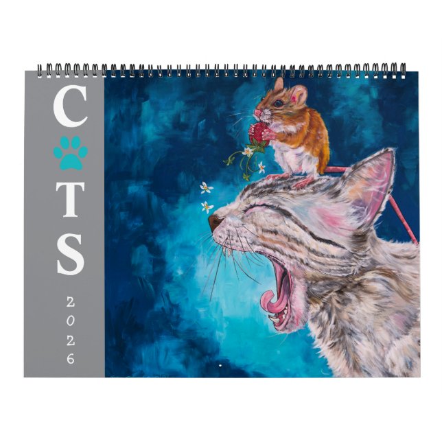 2026 Cat Artist Series Calendar second version (Cover)
