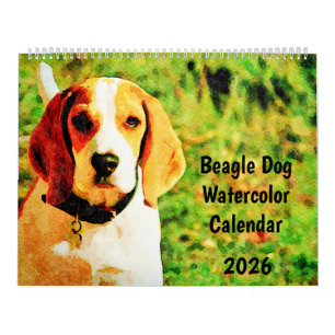 2026 Cheeky Beagle Dog Mama Owner Lover Gift Calendar