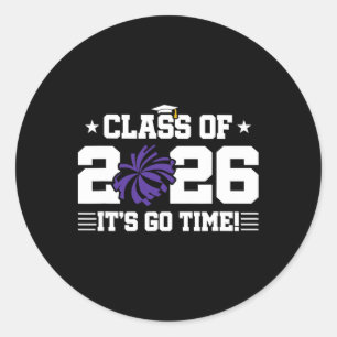 2026 Cheer Team - Cheerleading - Cheerleader - Cl Classic Round Sticker