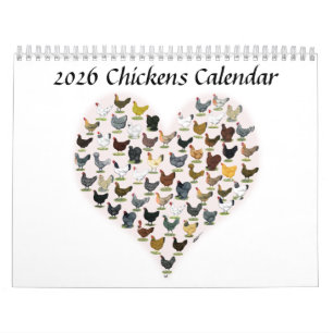 2026 Chickens Calendar