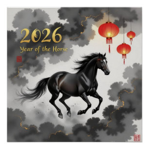 2026 Chines Year Of The Horse Poster