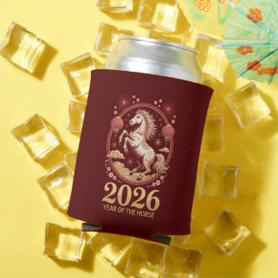 2026 Chinese New Year Of Horse Lunar Can Cooler