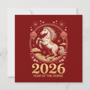 2026 Chinese Year of the Horse Greeting Cards