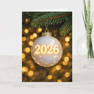 2026 Christmas Ornament Card