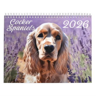 2026 Cocker Spaniels Calendar