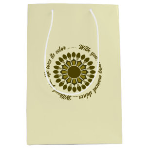2026 COLORFULL MODERN GIFT DAUGHTER SISTER MOM MEDIUM GIFT BAG