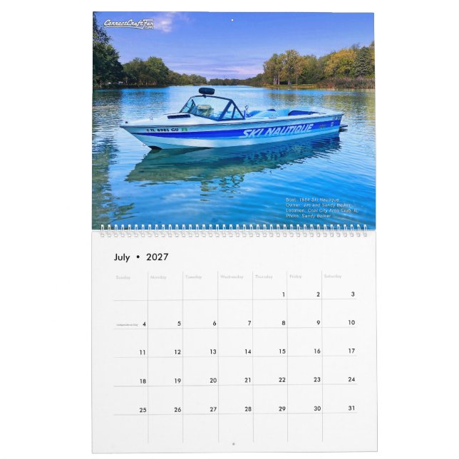 2026 CorrectCraftFan.com Annual Calendar (Jul 2027)