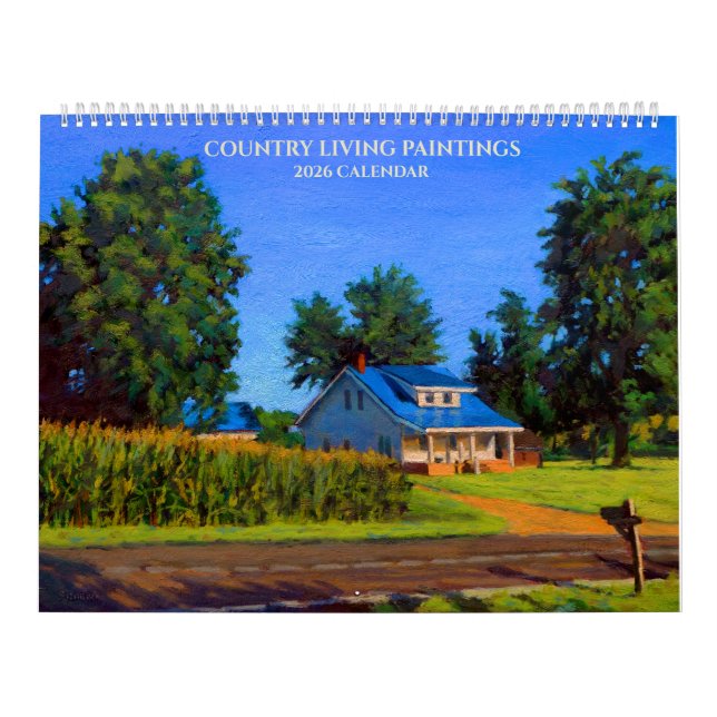 2026 Country Living Painting Calendar (Cover)
