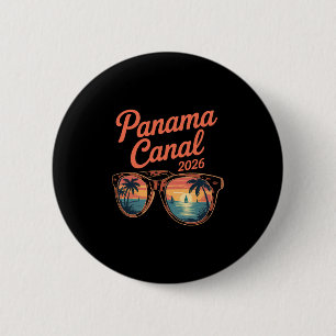2026 Cruise Panama Canal Family Trip Friends Group 6 Cm Round Badge