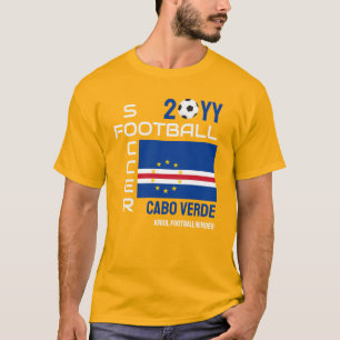 2026 Custom Cabo Verde Football CAPE VERDE SOCCER T-Shirt