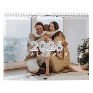 2026 Custom Calendar with Your Family Photos