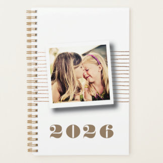 2026 Custom Personalized Photo Diary Planner