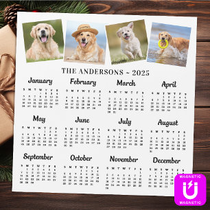 2026 Custom Photo Family Pet Dog 12 Month Calendar