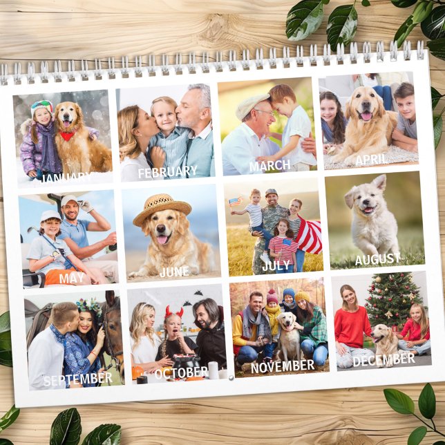 2026 Custom Photos Modern Create You Own Family  Calendar (Creator Uploaded)