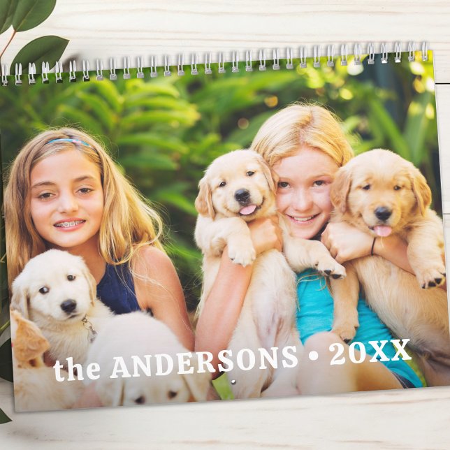 2026 Custom Photos Modern Family Year Monthly Calendar (Creator Uploaded)