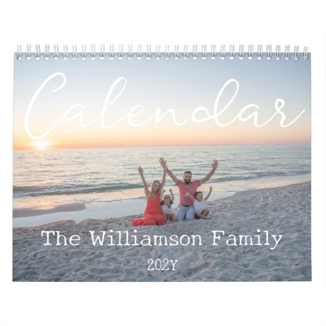 2026 Custom Wall Calendar | Family Photo Gift (Cover)