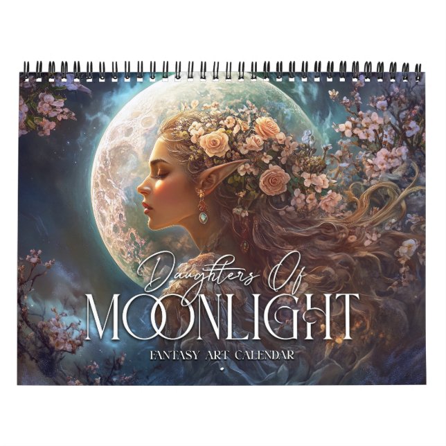 2026 Daughters Of Moonlight Fantasy Art Calendar (Cover)
