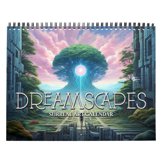 2026 Dreamscapes 3 Surreal Visionary Art Calendar (Cover)
