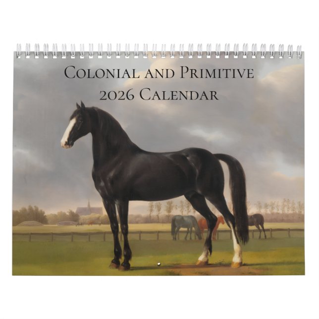 2026 Early American Art Wall Calendar (Cover)