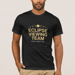 2026 Eclipse Viewing Team Shirt Solar Event