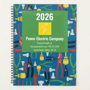 2026 Electrician Professional Blank Yearly Planner