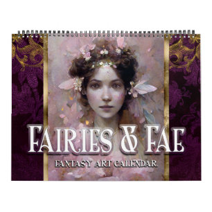 2026 Fairies & Fae 1 Fantasy Art Calendar