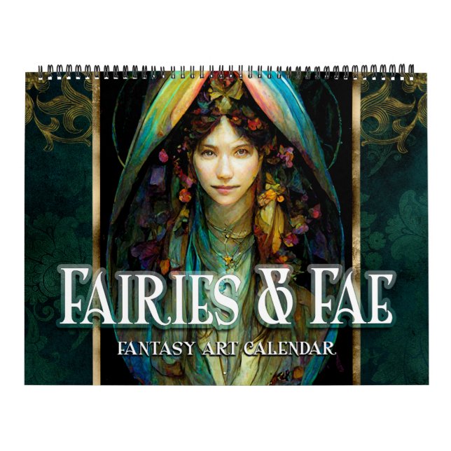 2026 Fairies & Fae 2 Fantasy Art Calendar (Cover)
