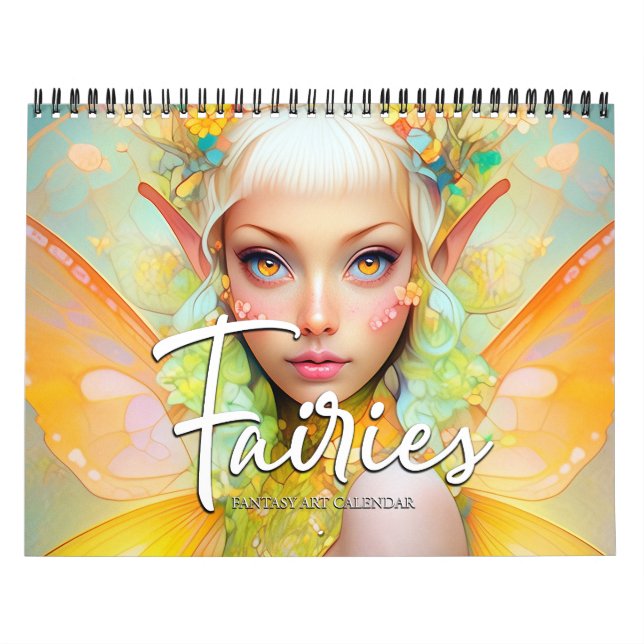 2026 Fairies Fantasy Art Calendar (Cover)