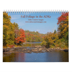 2026 Fall Foliage in the Adirondacks Calendar