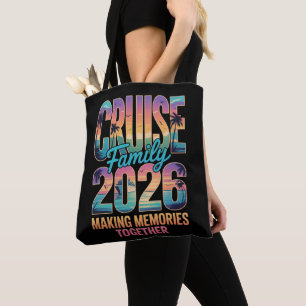 2026 Family Cruise Memory Tote Bag